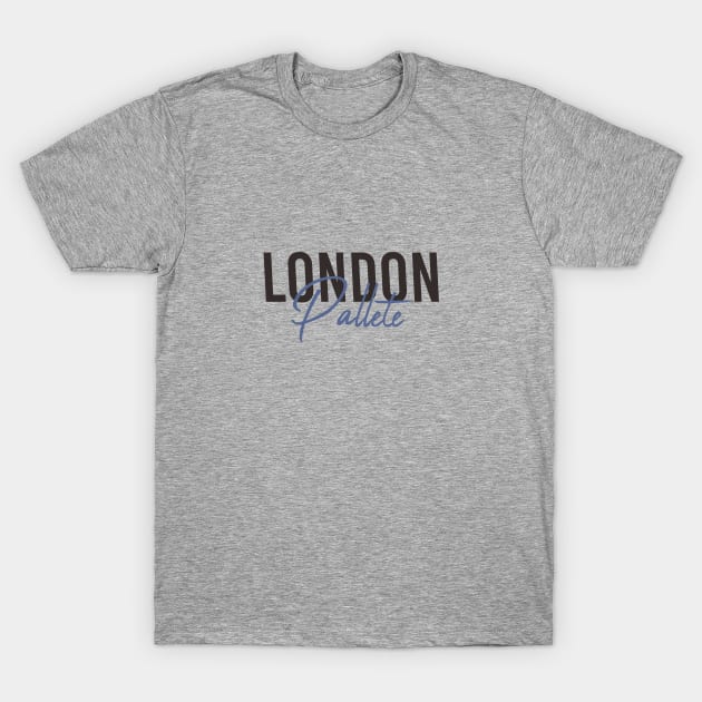 London Pallete New Black T-Shirt by Aspita